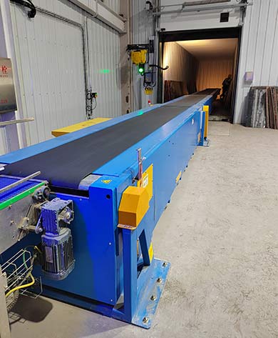 Telescopic belt conveyor